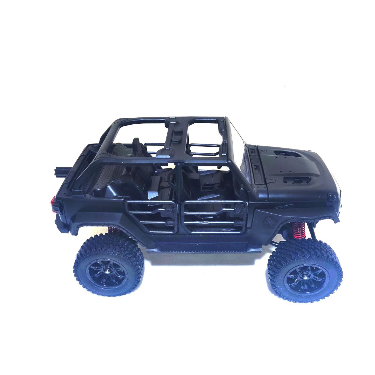 Радиоуправляемый внедорожник MN MODEL Jeep Wrangler 4WD масштаб 1:12 2,4G  MN-128, black - купить в Rc-today.ru, цена на Мегамаркет