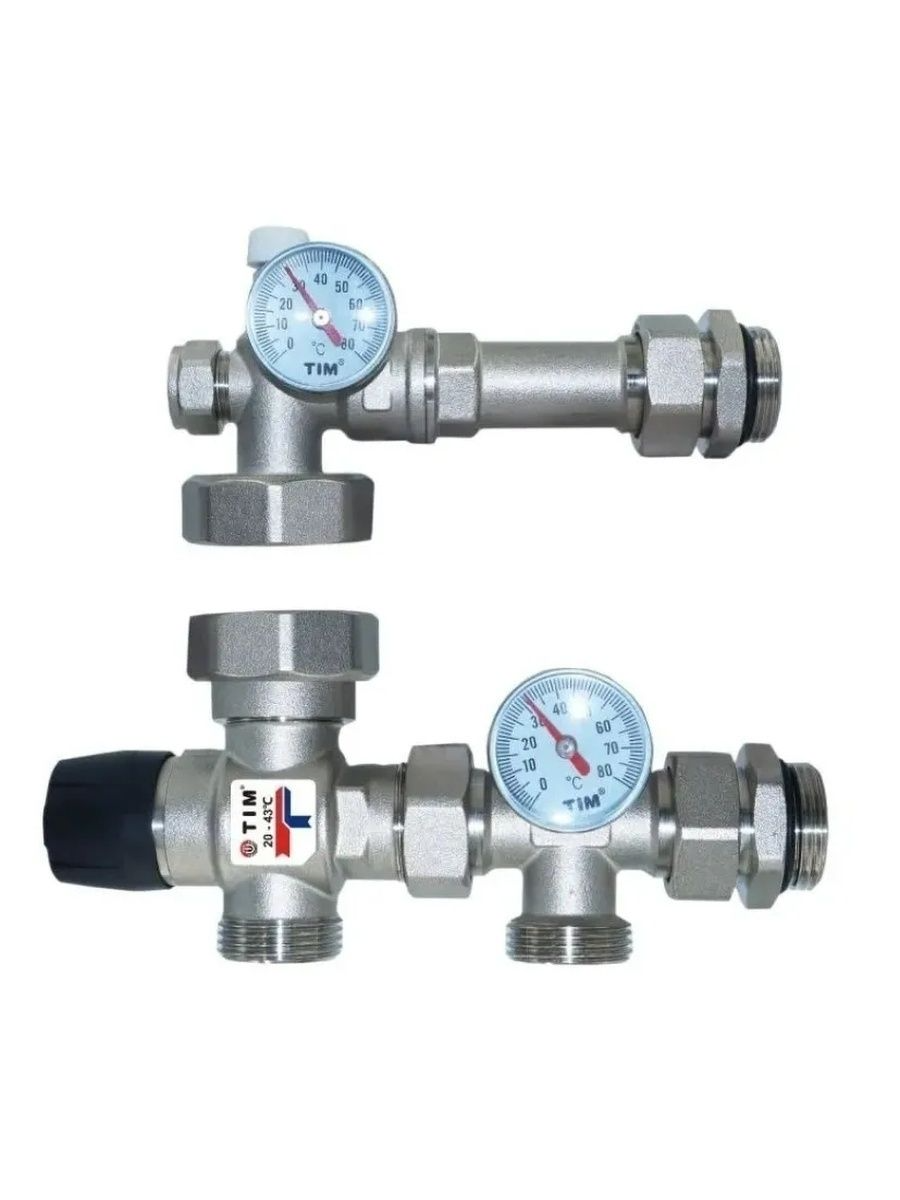 Коллектор сантехнический /Комплект для водяного теплого пола БЕЗ НАСОСА ...