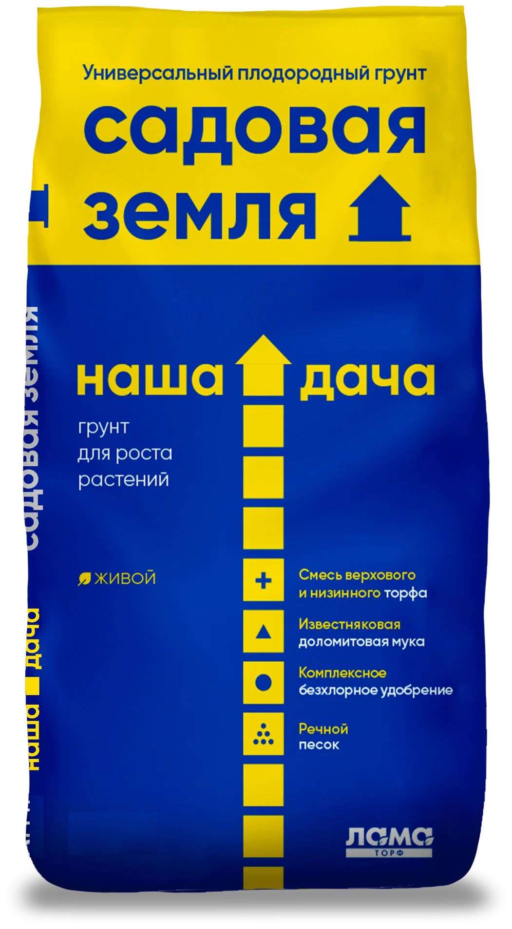 Универсальный грунт "Садовая земля" Наша Дача, 42 л - купить в Мегамаркет Москва Пушкино, цена на Мегамаркет