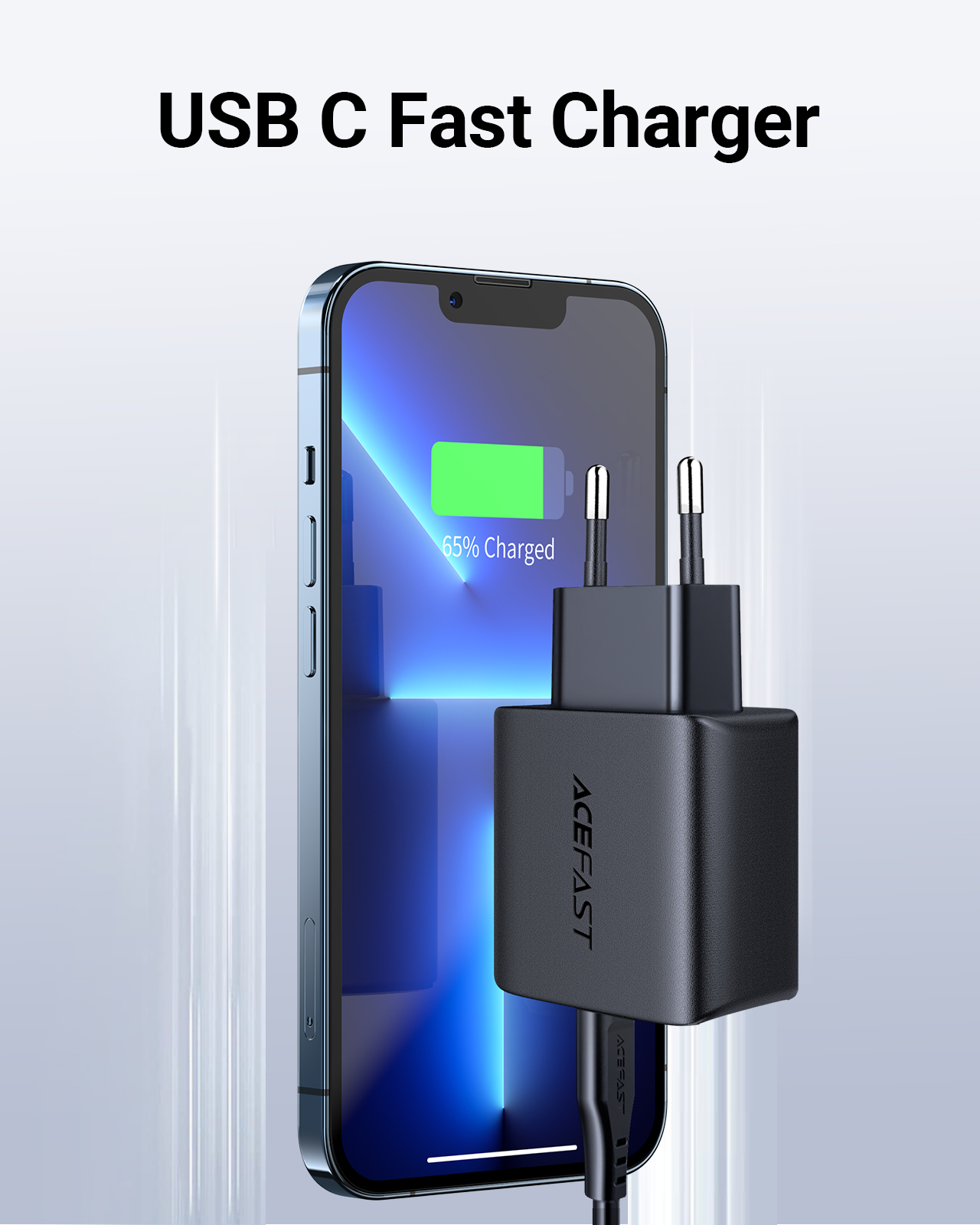 Сетевое зарядное устройство Acefast A1 PD20W single отсутствует 1xUSB  Type-C 2 А черный, купить в Москве, цены в интернет-магазинах на Мегамаркет