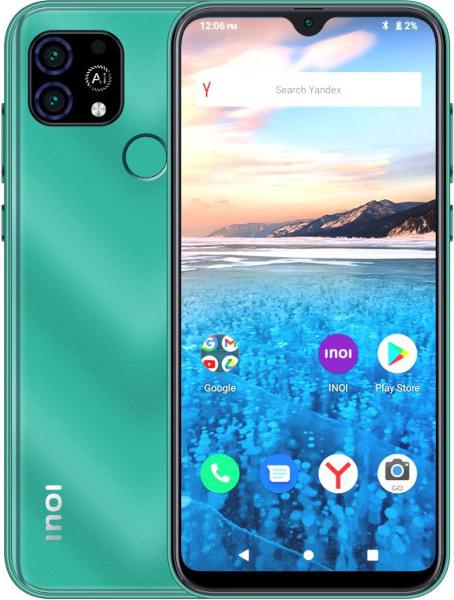 Смартфон Inoi A62 2/64Gb Emerald Green - характеристики и описание на Мегамаркет | 100050962752