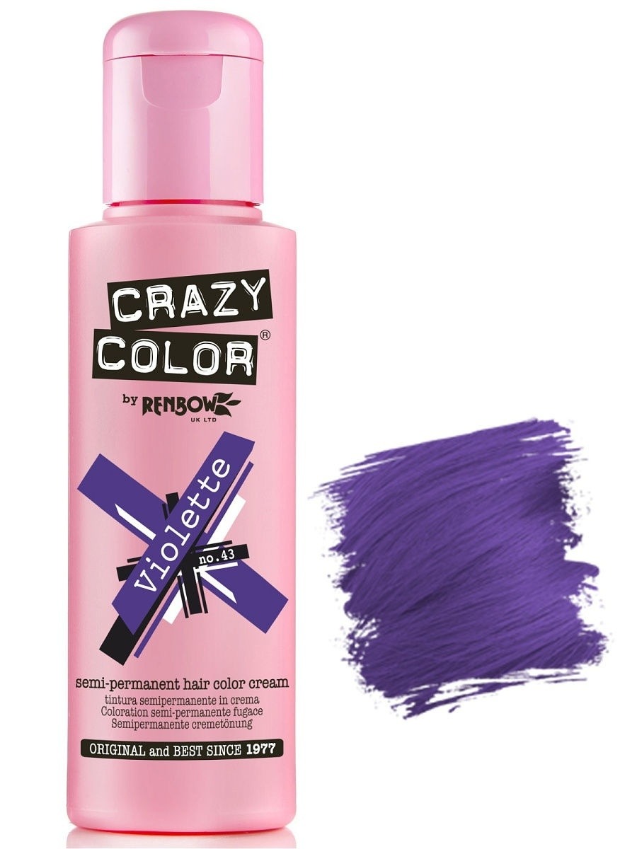 Renbow crazy color extreme краска для волос голубая жвачка