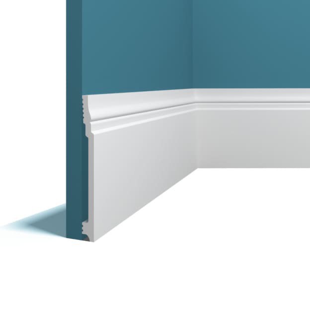 Плинтус напольный Перфект Plus P117 12x130x2000 мм дюрополимер широкий ...