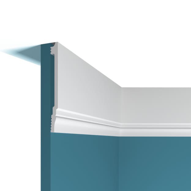 Плинтус напольный Перфект Plus P117 12x130x2000 мм дюрополимер широкий ...