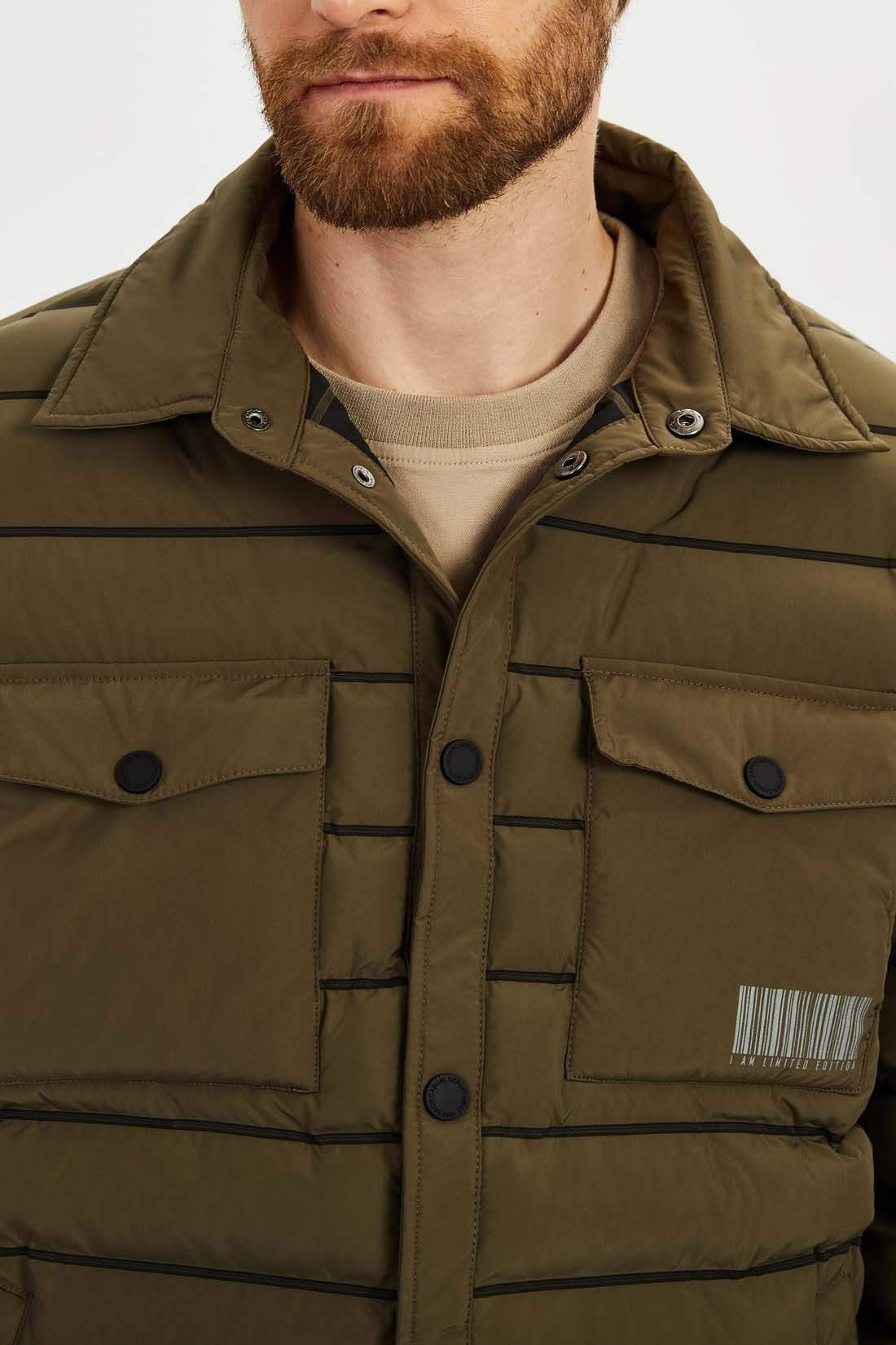 Куртка мужская Baon B5422005 зеленая M