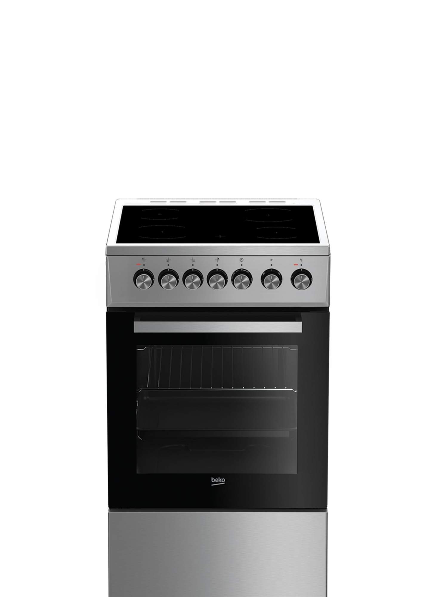 Электрическая плита Beko FSS 57100 GX серебристый, купить в Москве, цены в интернет-магазинах на Мегамаркет