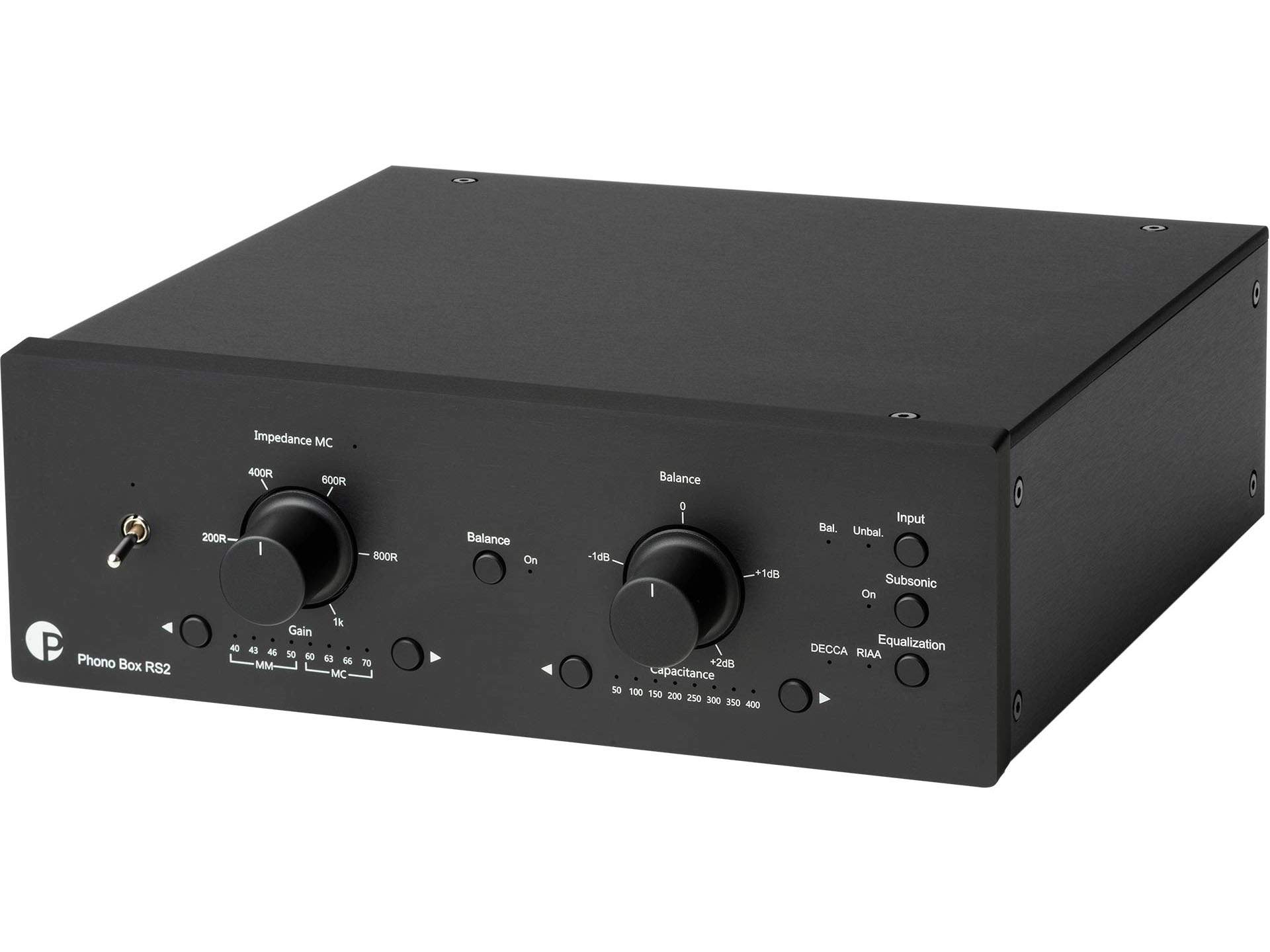 Фонокорректор Pro-Ject Phono Box RS2 Black, купить в Москве, цены в интернет-магазинах на Мегамаркет