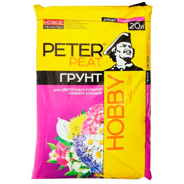 Грунт для цветов Peter Peat 11811 20 л - купить в Диорит XXI, цена на Мегамаркет