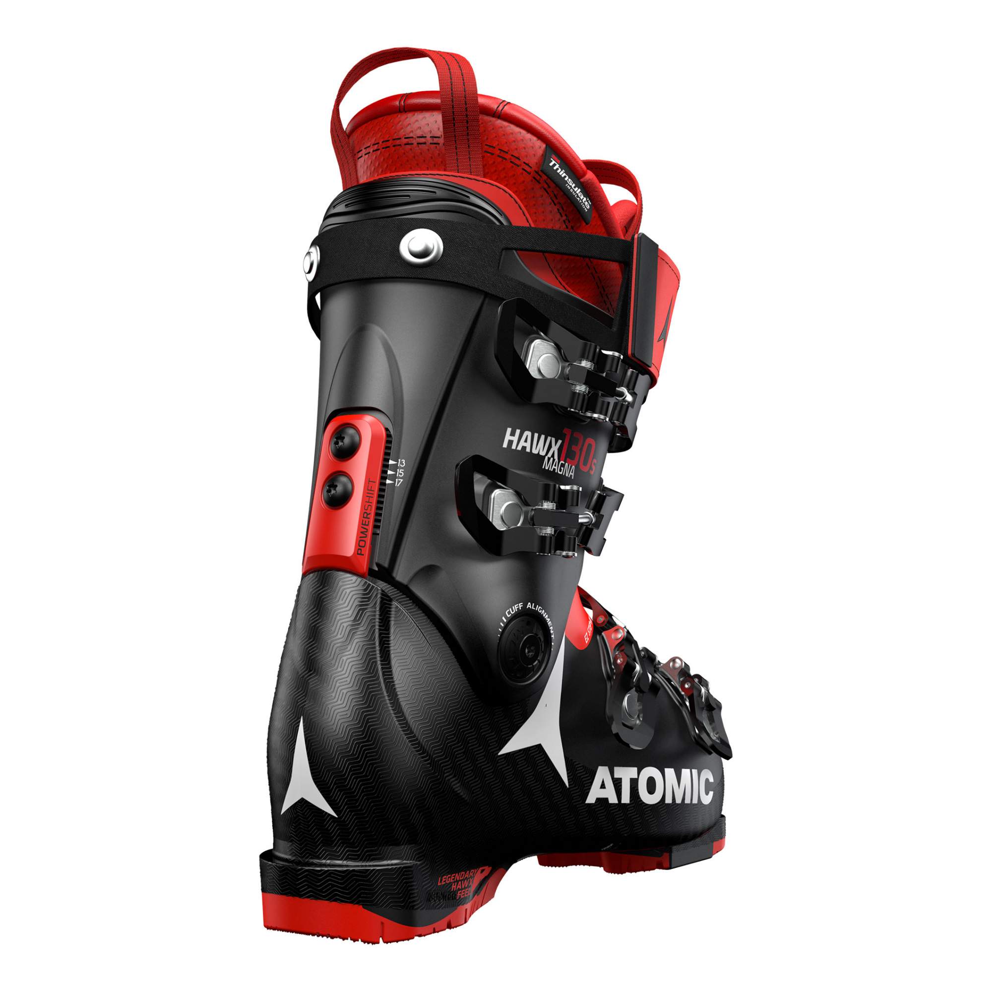 Горнолыжные ботинки Atomic Hawx Magna 130 S 2020, black/red, 29-29.5 -купить в Москве, цены на Мегамаркет