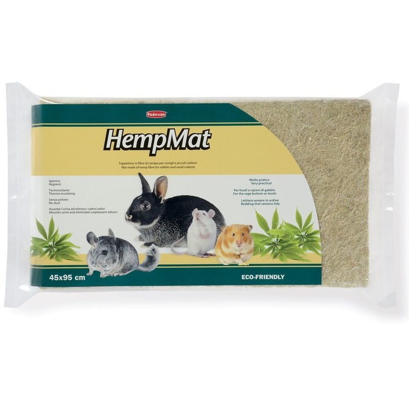 Наполнитель для грызунов Padovan Hemp Mat коврик из пенькового волокна  45х95 см