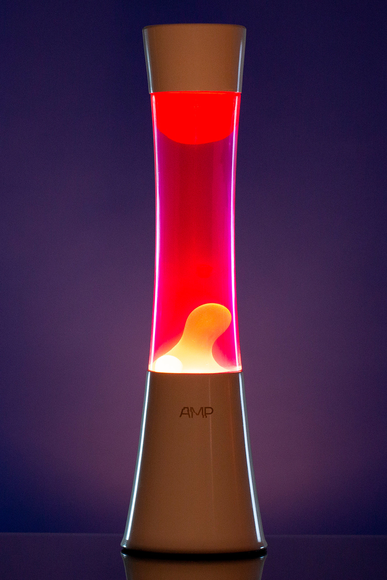 Лава лампа Amperia Grace Белая/Розовая (39 см)