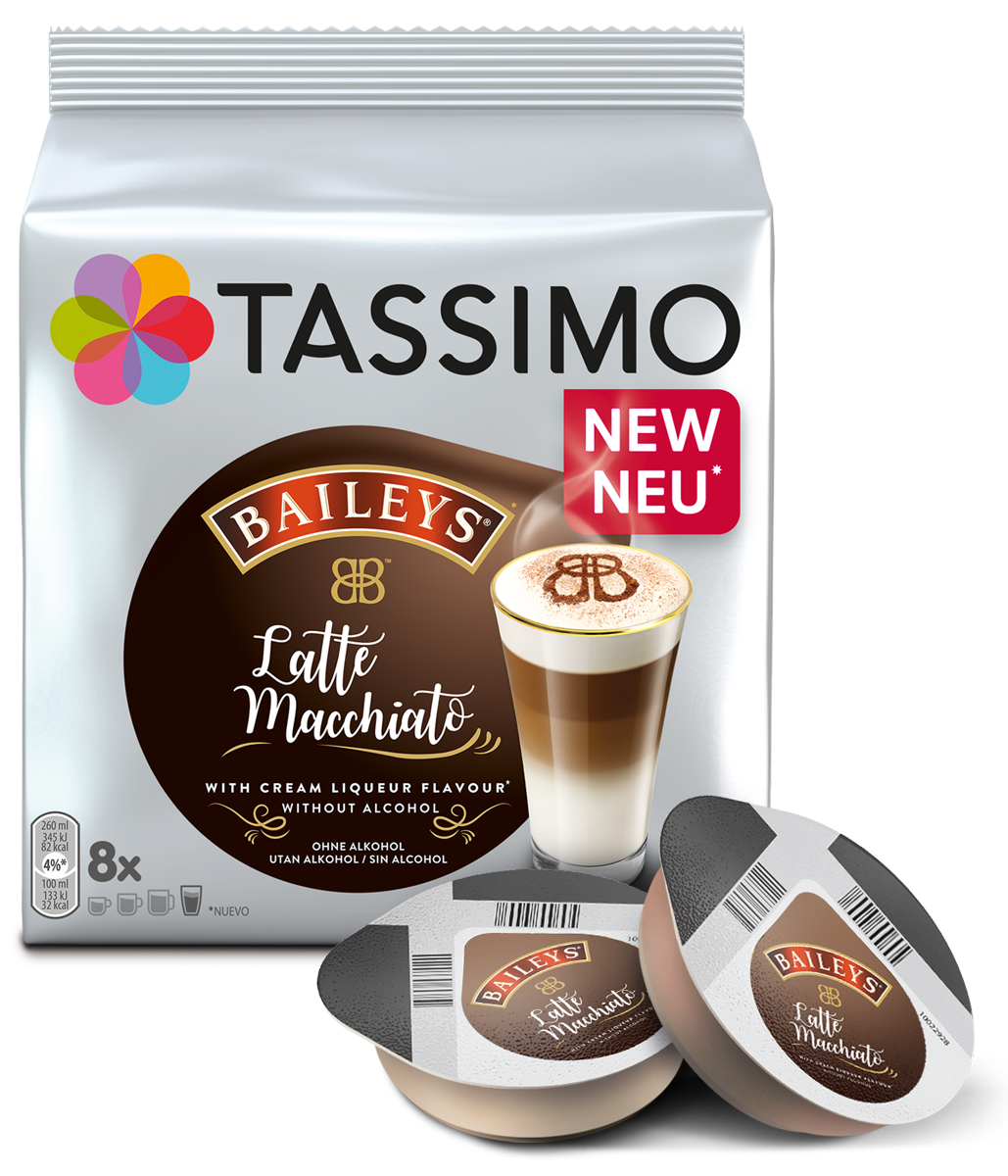 Кофе в капсулах Tassimo Latte Macchiato Baileys 8 порций