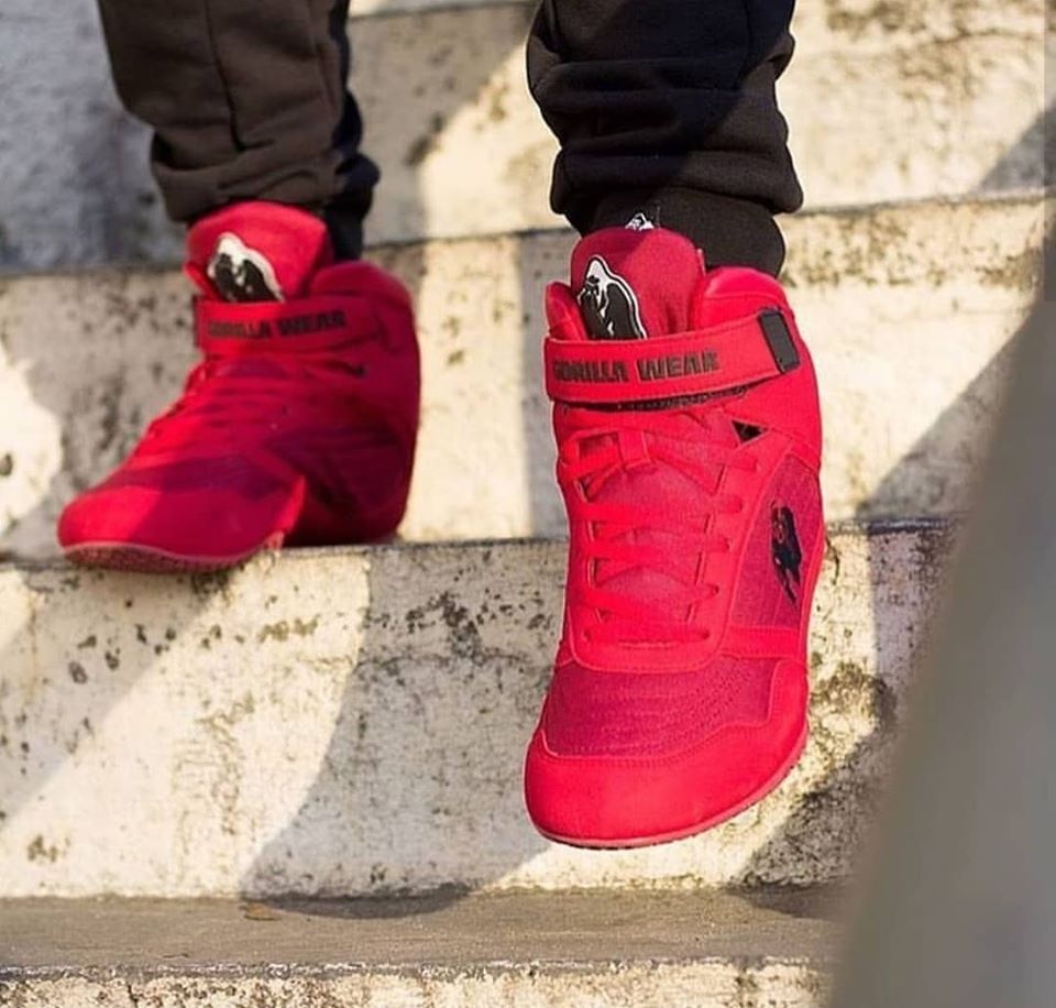 Кроссовки женские Gorilla Wear High Tops красные 38 EU - купить в Москве,цены на Мегамаркет