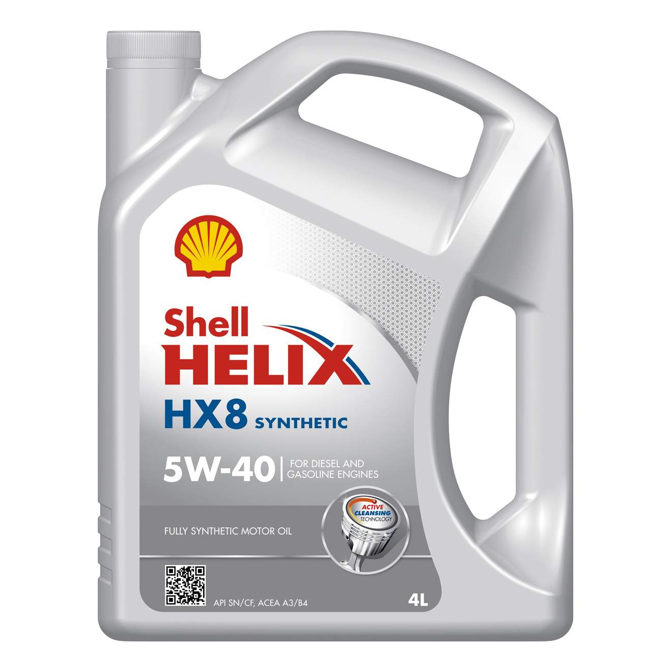 Моторное масло Shell Helix HX8 Syn 550040295 5W40 4 л - маркетплейс sbermegamarket.ru
