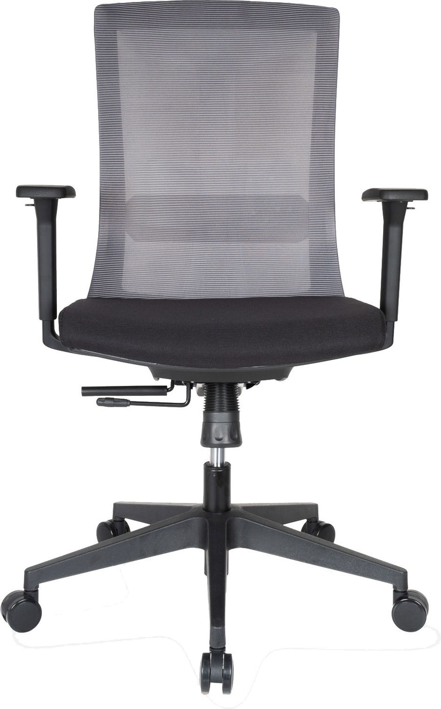 Офисное кресло College CLG-429 MBN-B/Сиденье ткань черная / спинка сетка серая