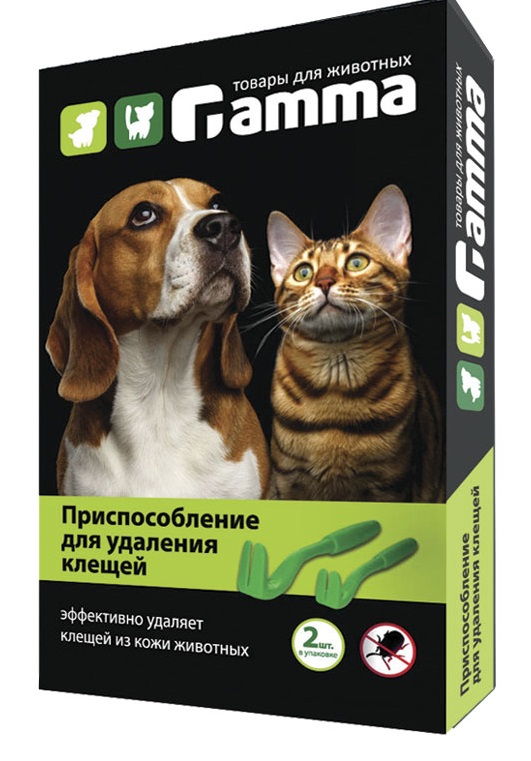 Выкручиватель клещей Gamma Twister, 2 шт