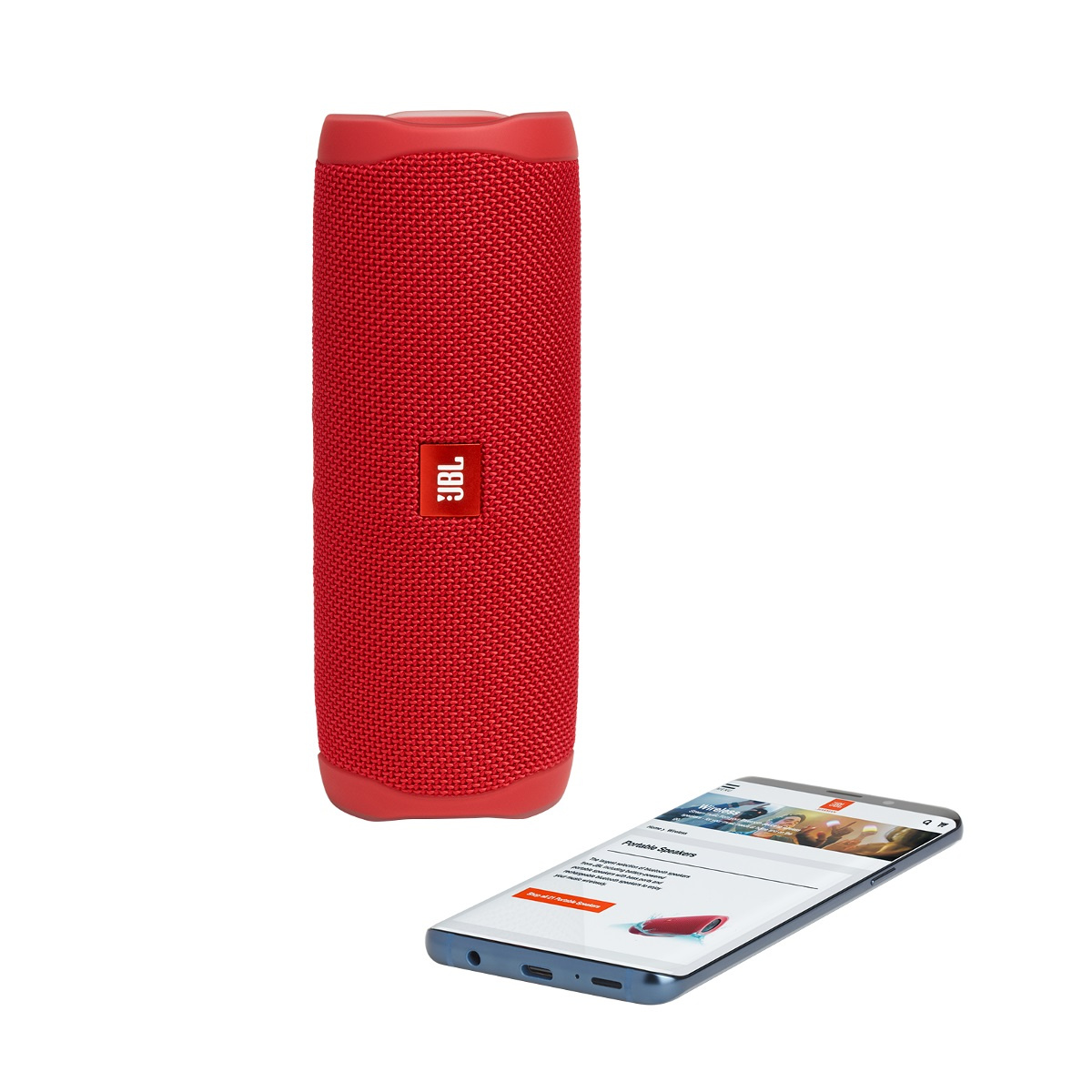 Портативная колонка JBL Flip 5 Red - отзывы покупателей на маркетплейсе  Мегамаркет | Артикул: 100025258641