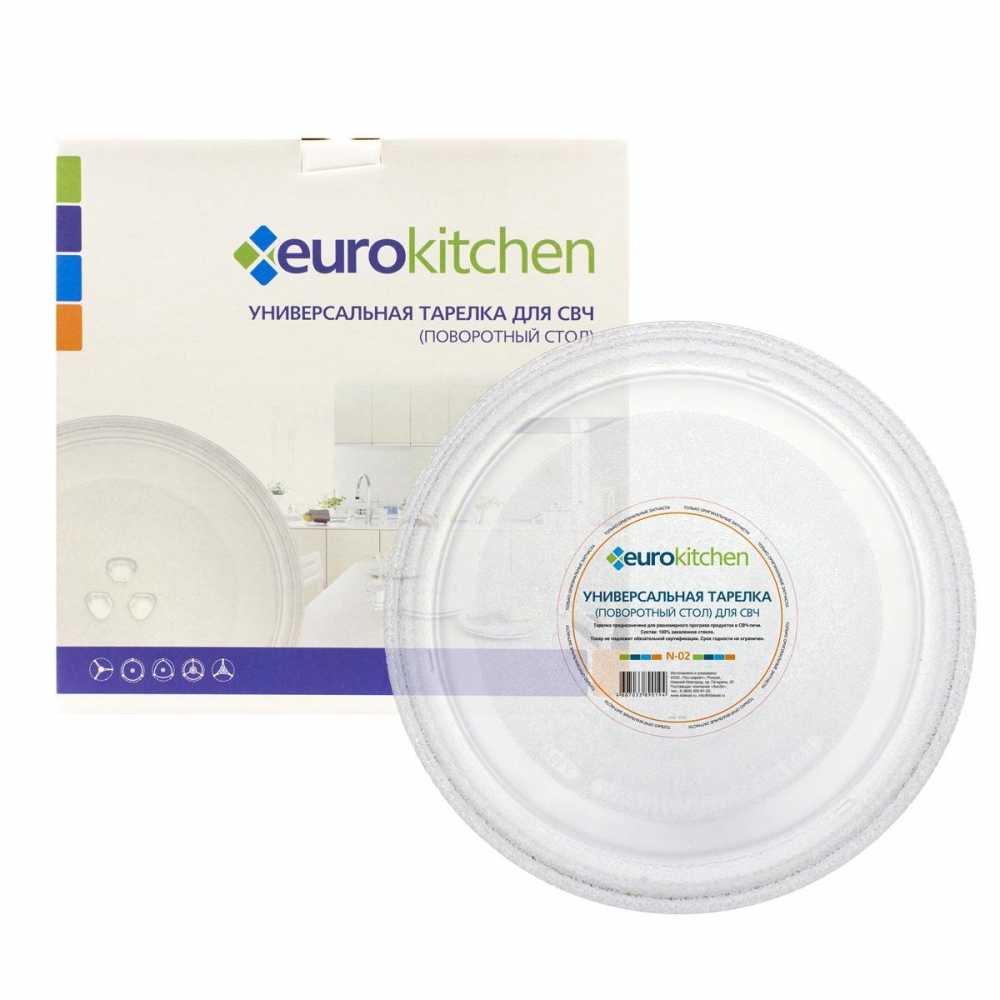 Тарелка для микроволновой печи Eurokitchen N-02
