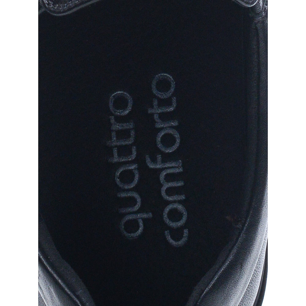 Туфли мужские quattrocomforto 98-33MV-026KK черные 43 RU