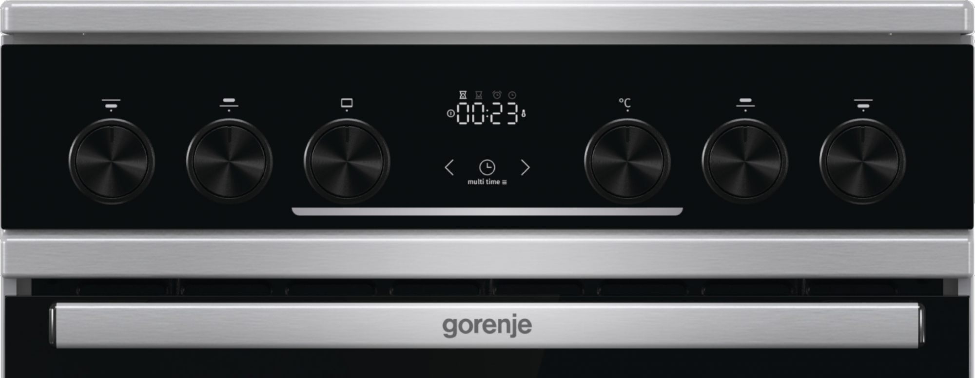 Подключение электрической плиты gorenje gec5c41sg серый Электрическая плита Gorenje GEC5C61XPA серебристый, черный - купить в МЕГАЛАЙК, 