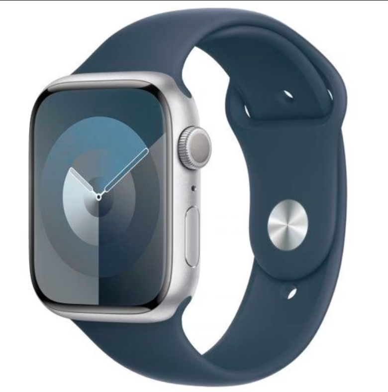 Смарт-часы Apple Watch Series 9 41mm Silver Aluminium/Blue M/L (MR913), купить в Москве, цены в интернет-магазинах на Мегамаркет