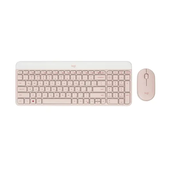 Комплект клавиатура и мышь Logitech MK470 Rose Pink, купить в Москве, цены в интернет-магазинах на Мегамаркет