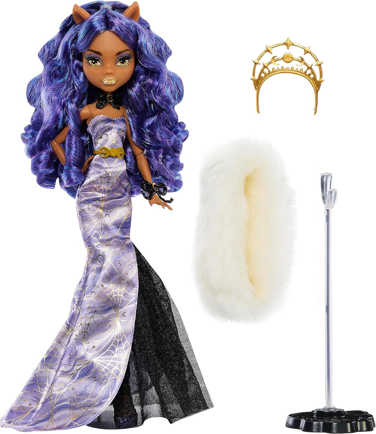 Купить оригинальная Игрушка Monster High Howliday Clawdeen Wolf Winter Edition, цены на Мегамаркет