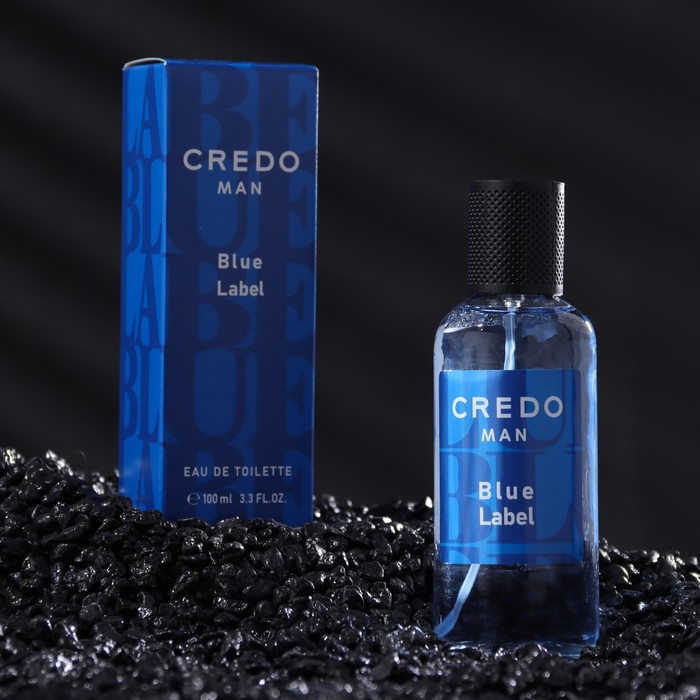 Купить туалетная вода мужская CREDO MAN Blue Label, 100 мл, цены на Мегамаркет | Артикул: 100050837109