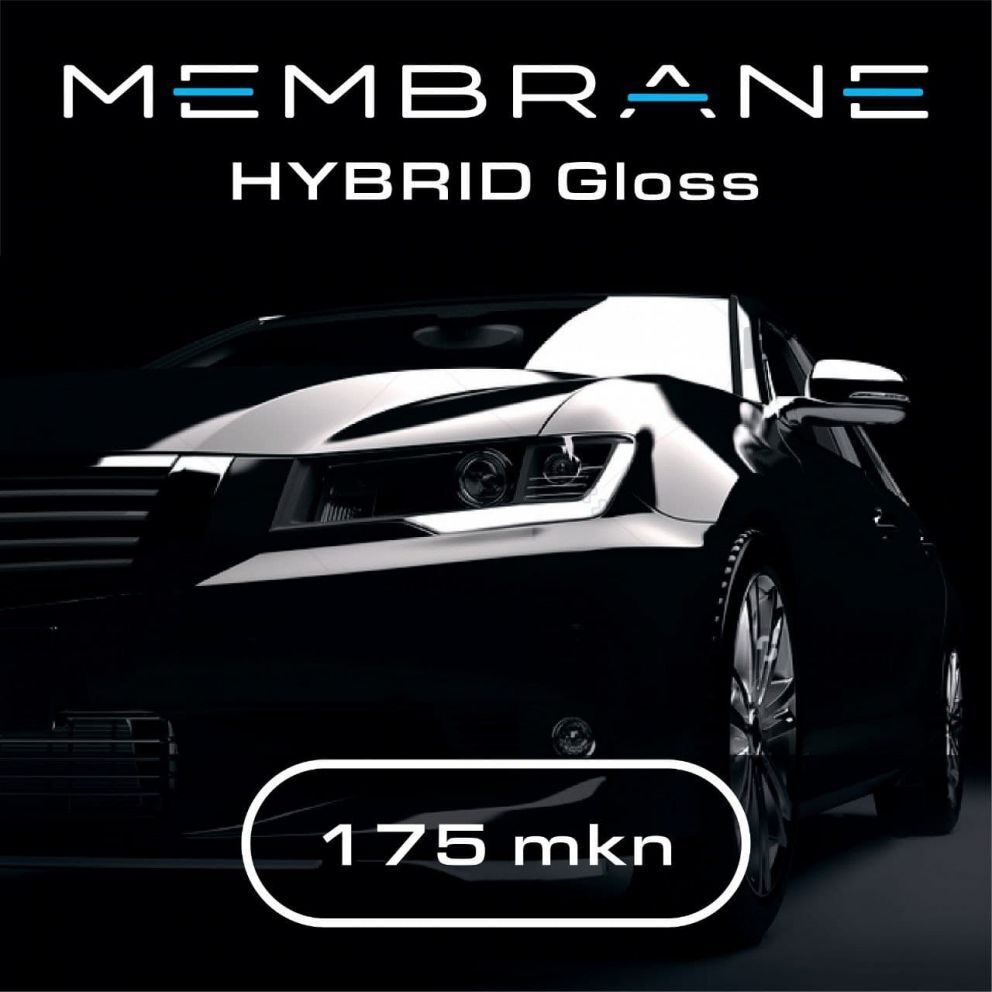 Антигравийная гибридная самоклеящаяся пленка для защиты авто Membrane  Hybrid Gloss 1.5x5 м – купить в Москве, цены в интернет-магазинах на  Мегамаркет