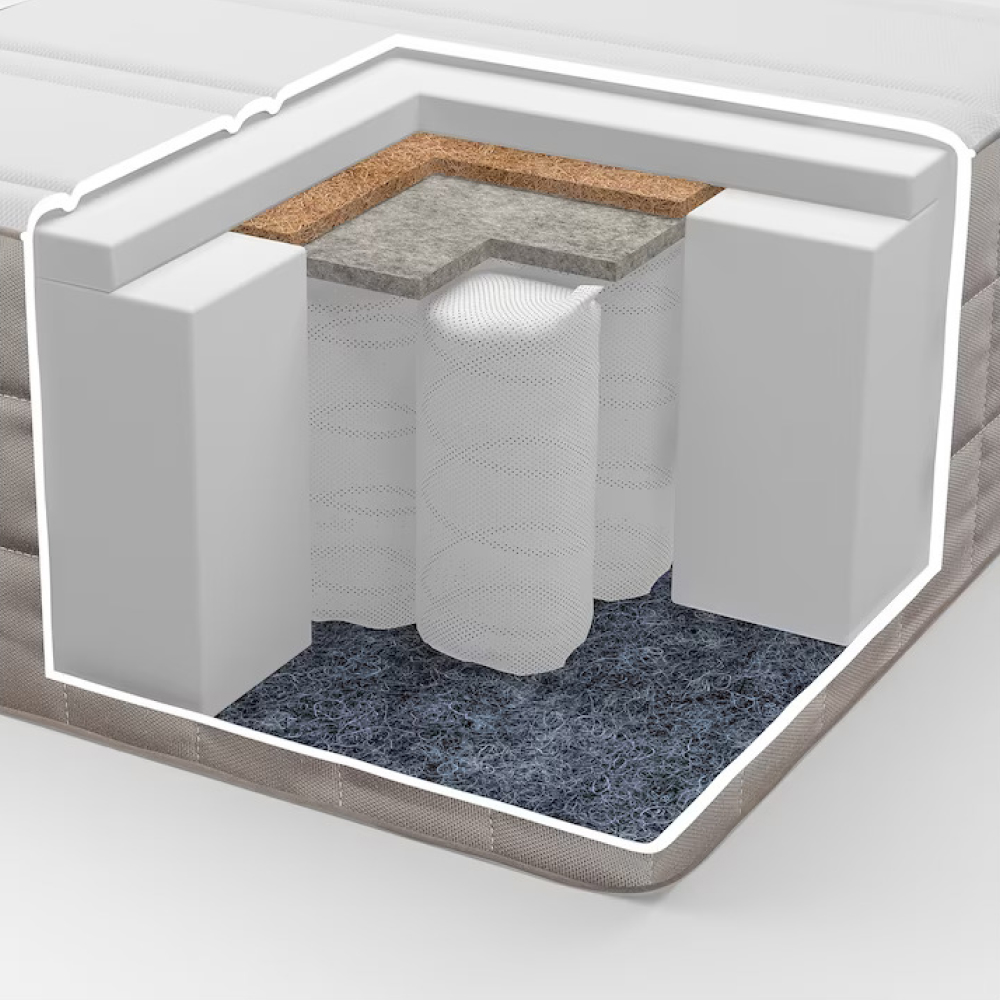 Матрас IKEA/ИКЕА Хавойсунд, независимые пружины, 160х200 см ...