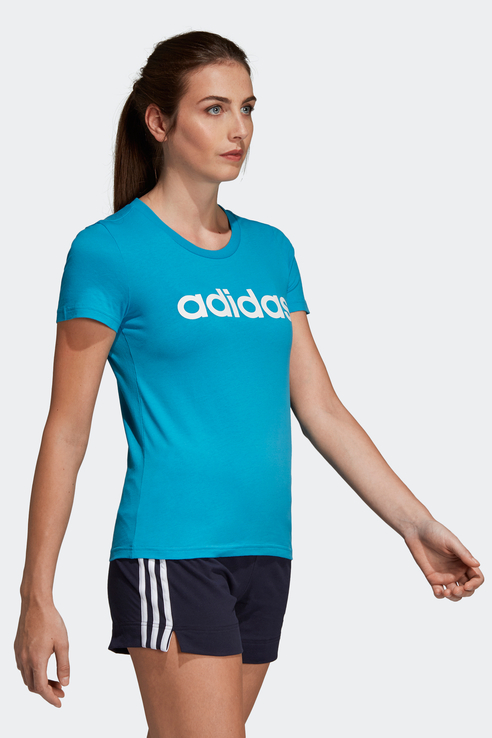 Футболка женская Adidas DU0630 голубая XS