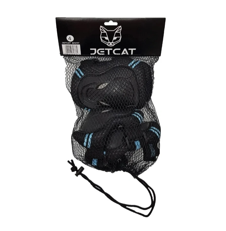 Защита JetCat Sport 4 (4 предмета - локти + колени) (XS (1-4 года), Blue) –  купить в Москве, цены в интернет-магазинах на Мегамаркет