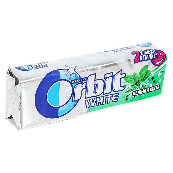 Жевательная резинка orbit 1шт. Жевательная мята орбит. Орбит white нежная мята. Жевательная резинка орбит, сладкая мята, 13,6г. Жев резинка орбит подушечки сладкая мята 14г.