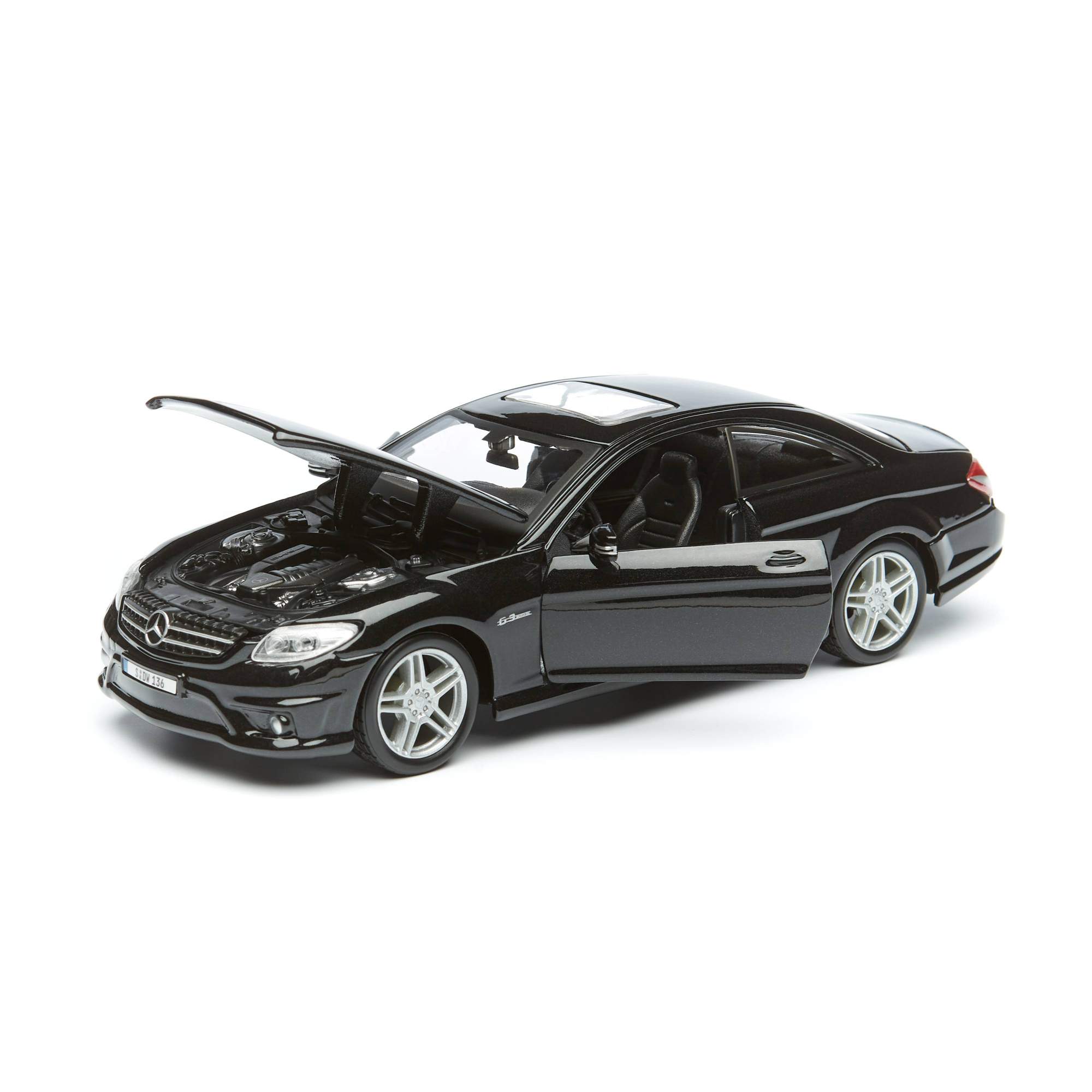 Машинка Maisto 1:24 Mercedes-Benz CL 63 AMG, черная - отзывы покупателей на  Мегамаркет