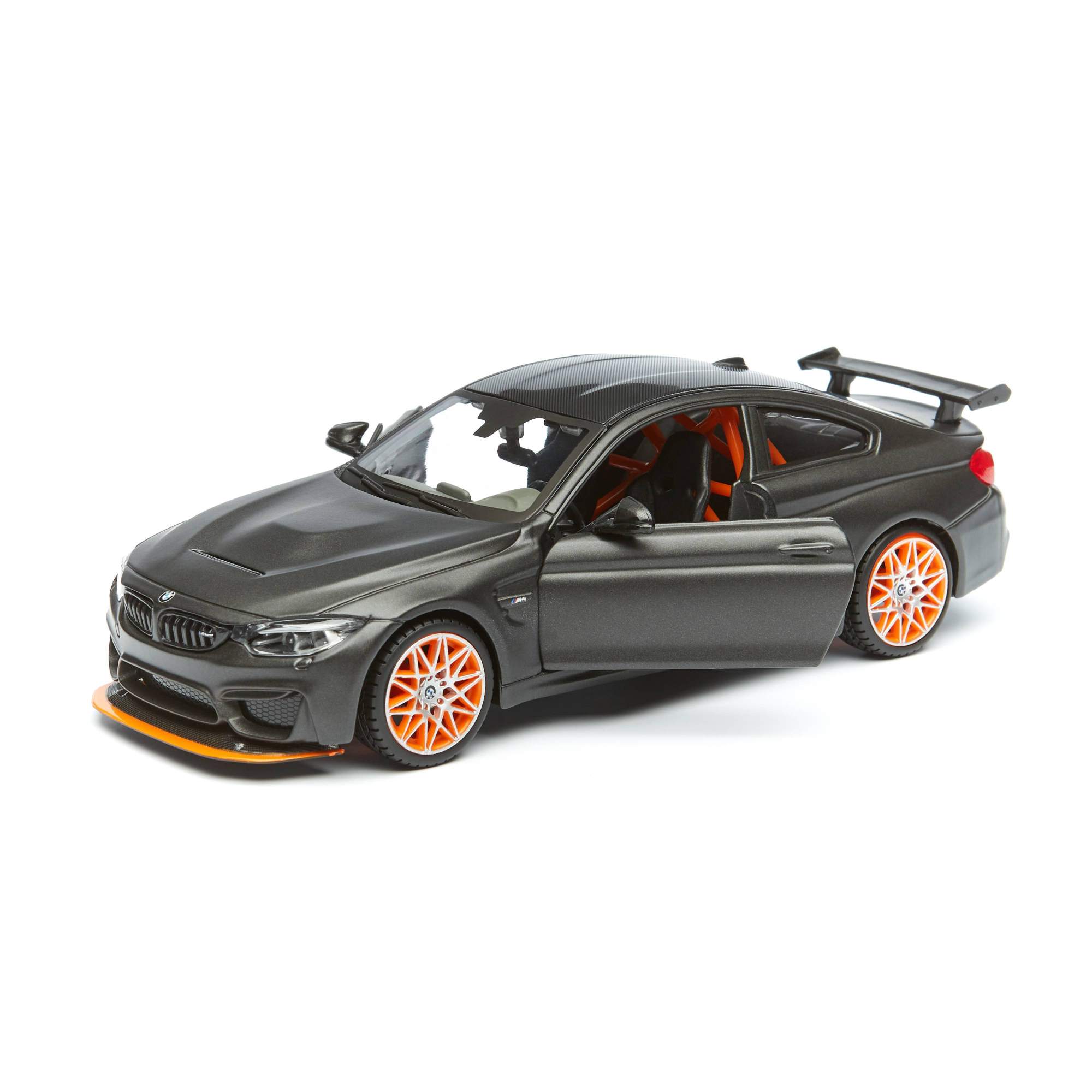 Купить машинка Maisto 1:24 BMW M4 GTS, черная с оранжевыми дисками, цены на  Мегамаркет