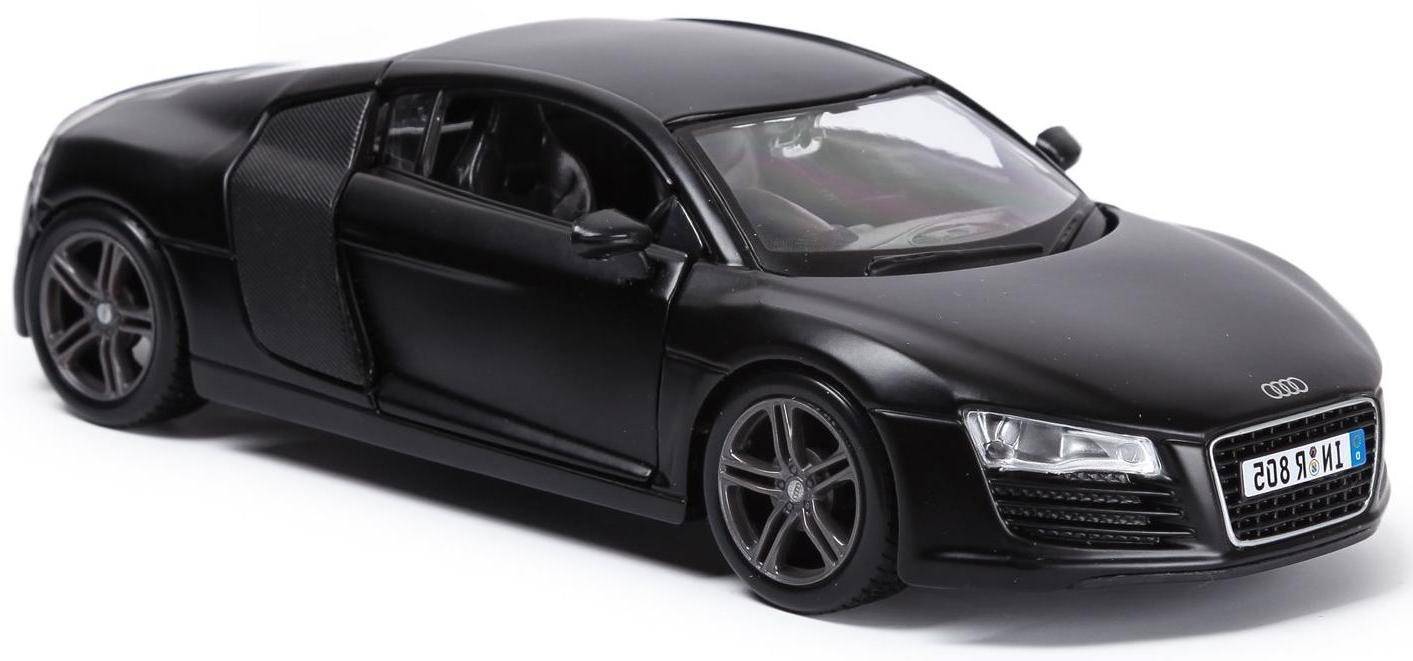 Машинка Maisto черная Audi R8 | 1:24 - отзывы покупателей на Мегамаркет