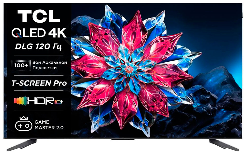 Телевизор TCL 55C655PRO, 55"(139 см), UHD 4K, купить в Москве, цены в интернет-магазинах на Мегамаркет