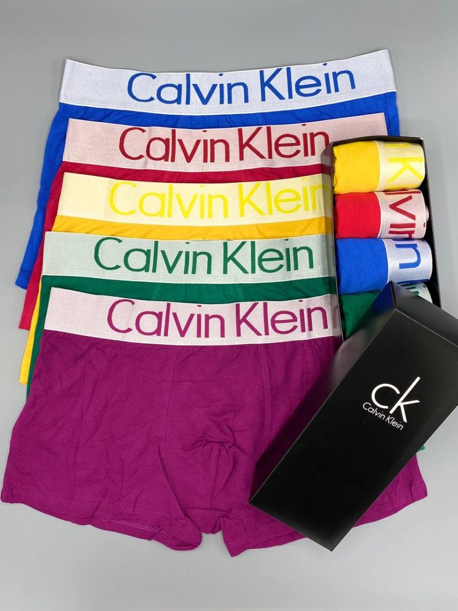 Комплект трусов мужских Calvin Klein CK1 в ассортименте L 5 шт. реплика - купить в Москве, цены на Мегамаркет | 600015311300