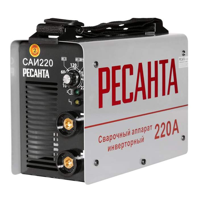 Сварочный аппарат инверторный САИ 220 Ресанта 65/3 - купить в ИП Ноженко Г.Н., цена на Мегамаркет