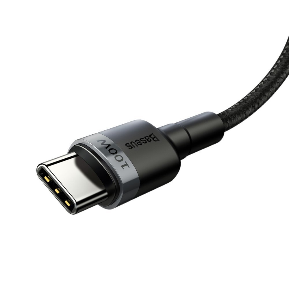 Кабель usb type-c - usb type-c Baseus CATKLF-ALG1 2 м черный, купить в  Москве, цены в интернет-магазинах на Мегамаркет