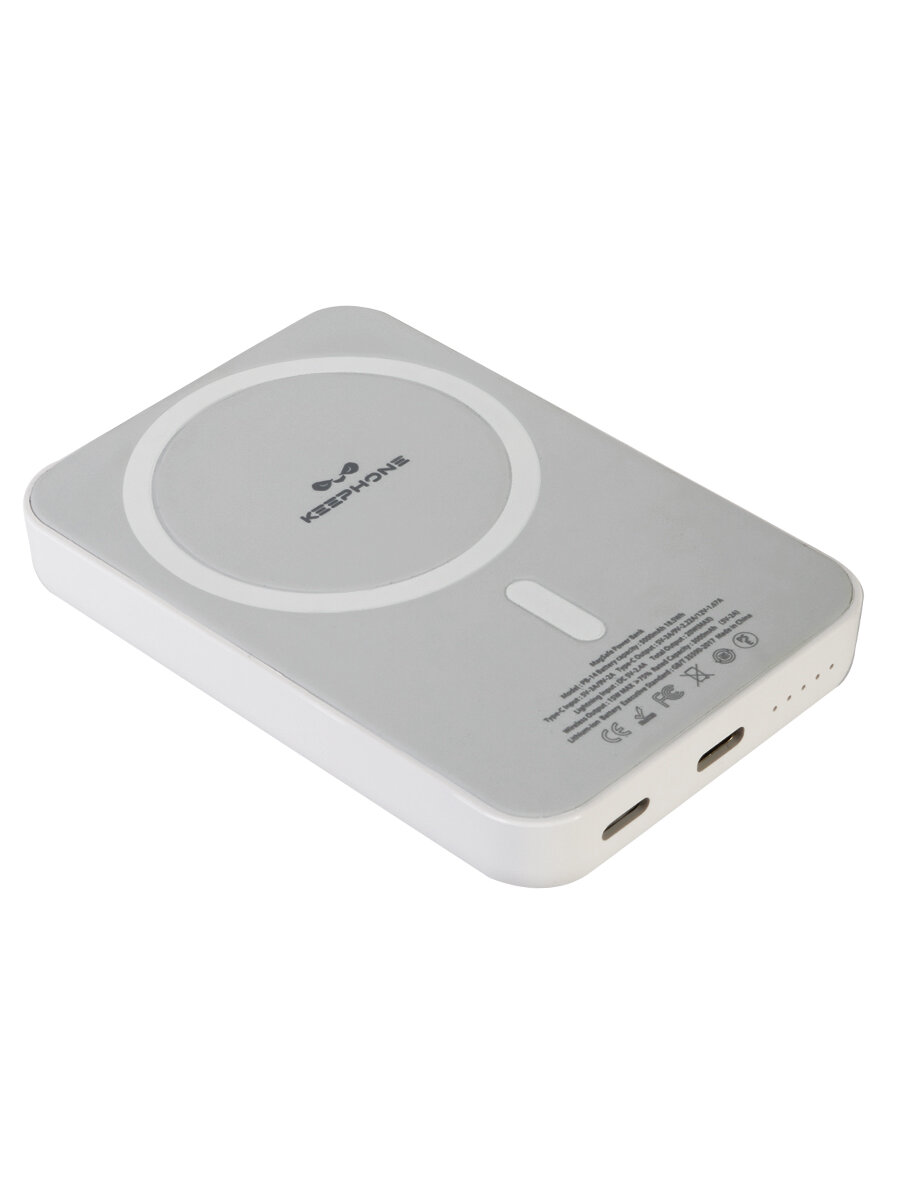 Power bank magsafe 10000 mah. KEEPHONE PB-15. KEEPHONE Powerbank Lucci MAGSAFE 10000mah Gunmetal. KEEPHONE Powerbank Lucci MAGSAFE 10000mah Titan.