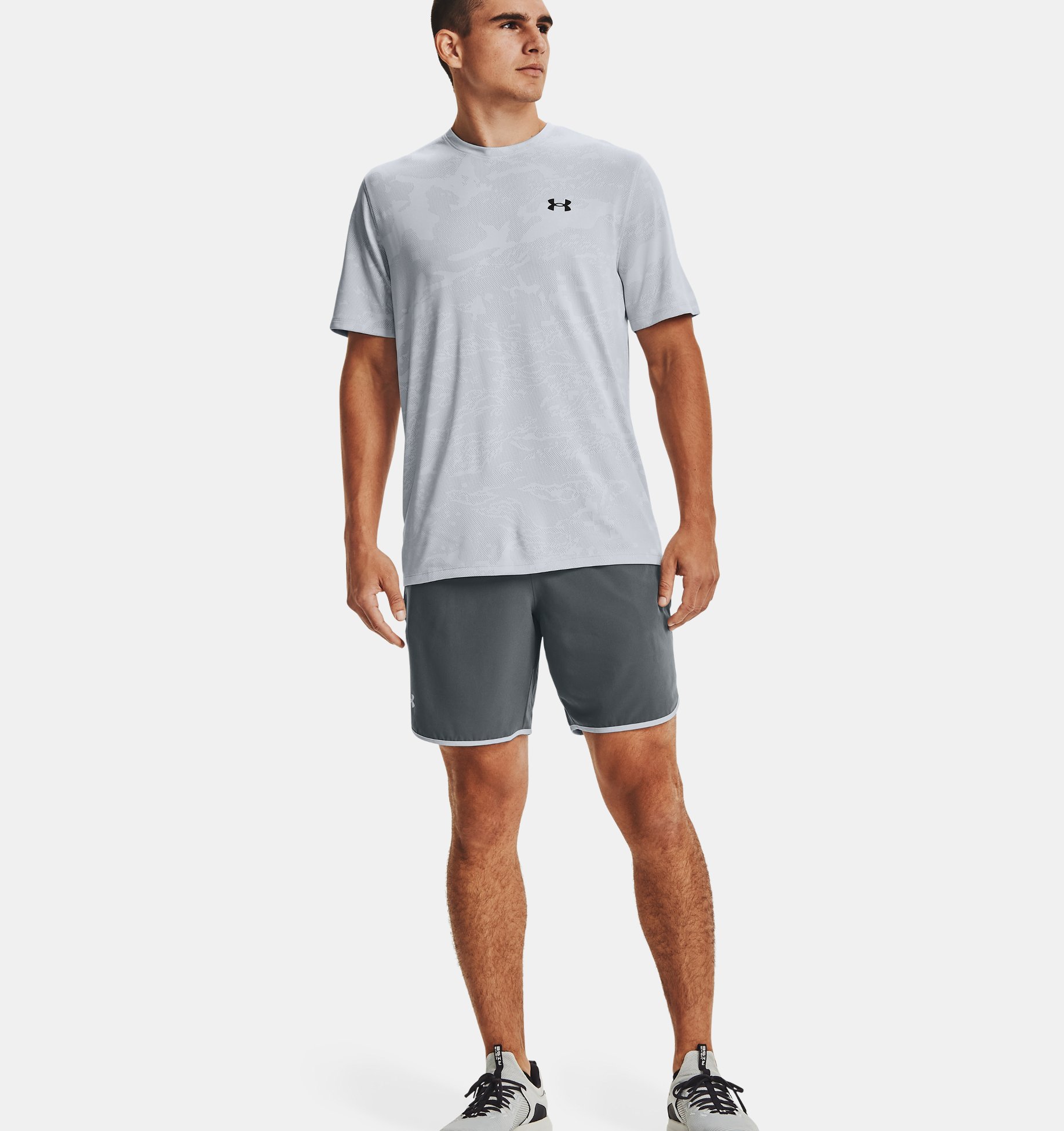 Шорты мужские Under Armour HIIT Woven Shorts серый XL - купить в Москве, цены на Мегамаркет