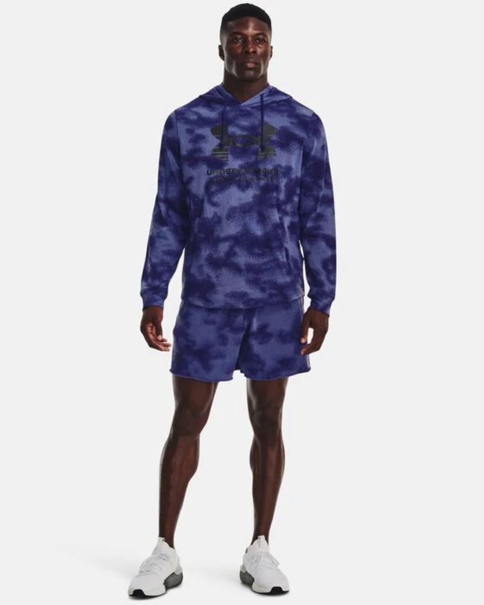 Спортивные шорты мужские Under Armour UA Rival Terry 6" Shorts 1377578-468 синие L - купить в Мегамаркет Москва, цена на Мегамаркет