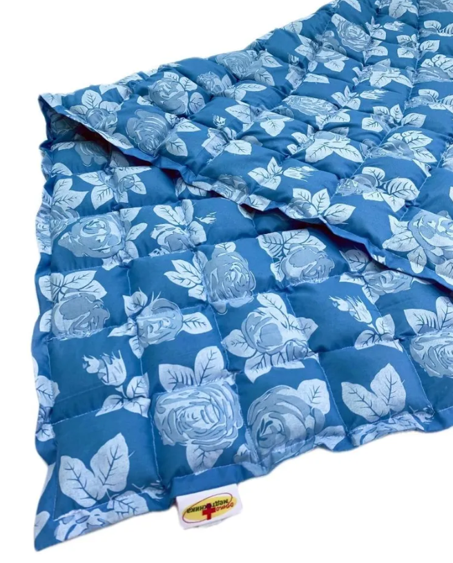 Утяжеленное одеяло Ортомедтехника Комфорт 85х125 см, вес 2,2 кг, цвет голубой купить в интернет-магазине, цены на Мегамаркет