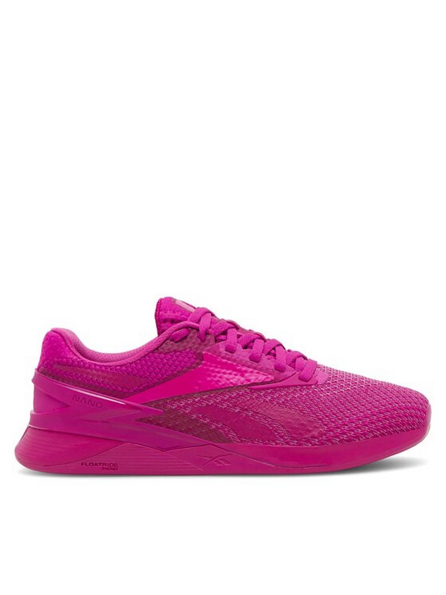 Кроссовки женские Reebok Nano X3 100072102 розовые 40 EU - купить в Москве, цены на Мегамаркет | 600019477257