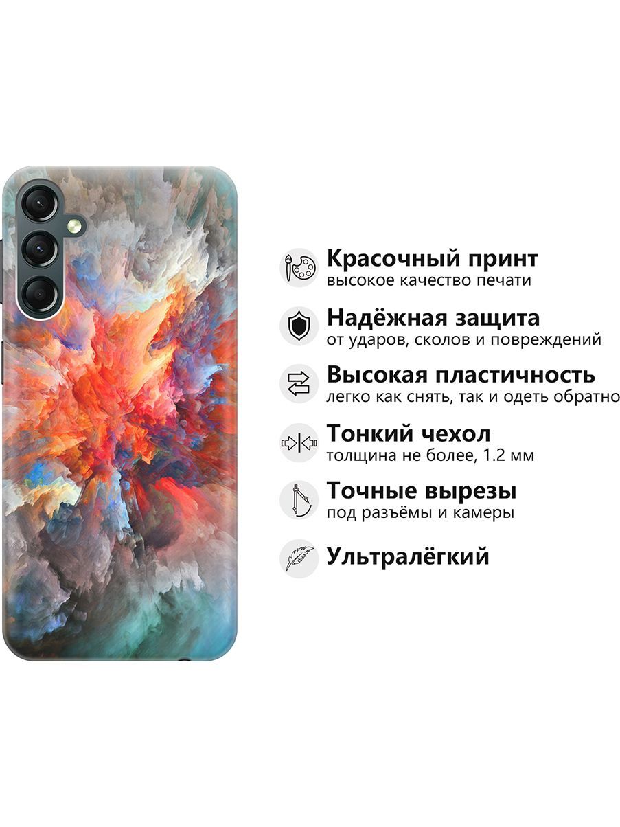 Силиконовый чехол на Samsung Galaxy A24 с принтом 