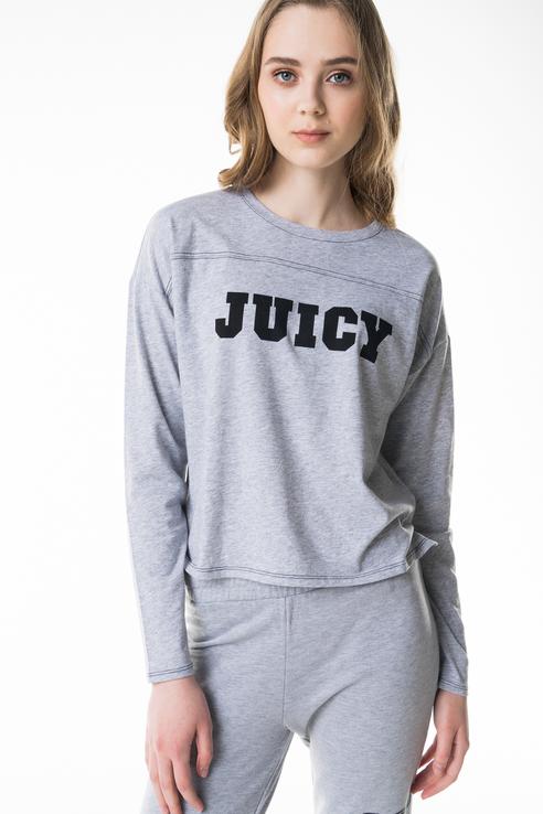 Лонгслив женский Juicy Couture 1400000717/1 серый 46 RU