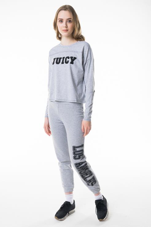 Лонгслив женский Juicy Couture 1400000717/1 серый 46 RU