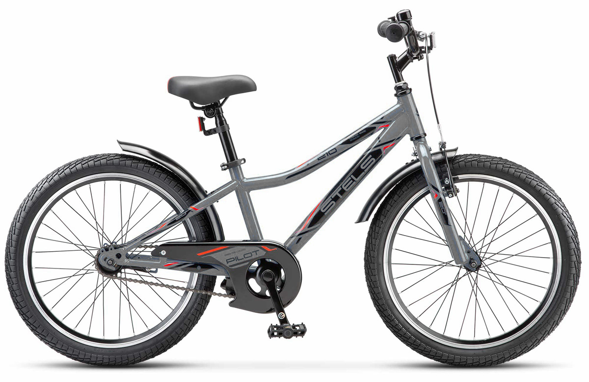 Велосипед Stels Pilot-210 VC 20", Z010 11", серый, LU098542 - купить в Мегамаркет МСК Кузяево (со склада МегаМаркет), цена на Мегамаркет