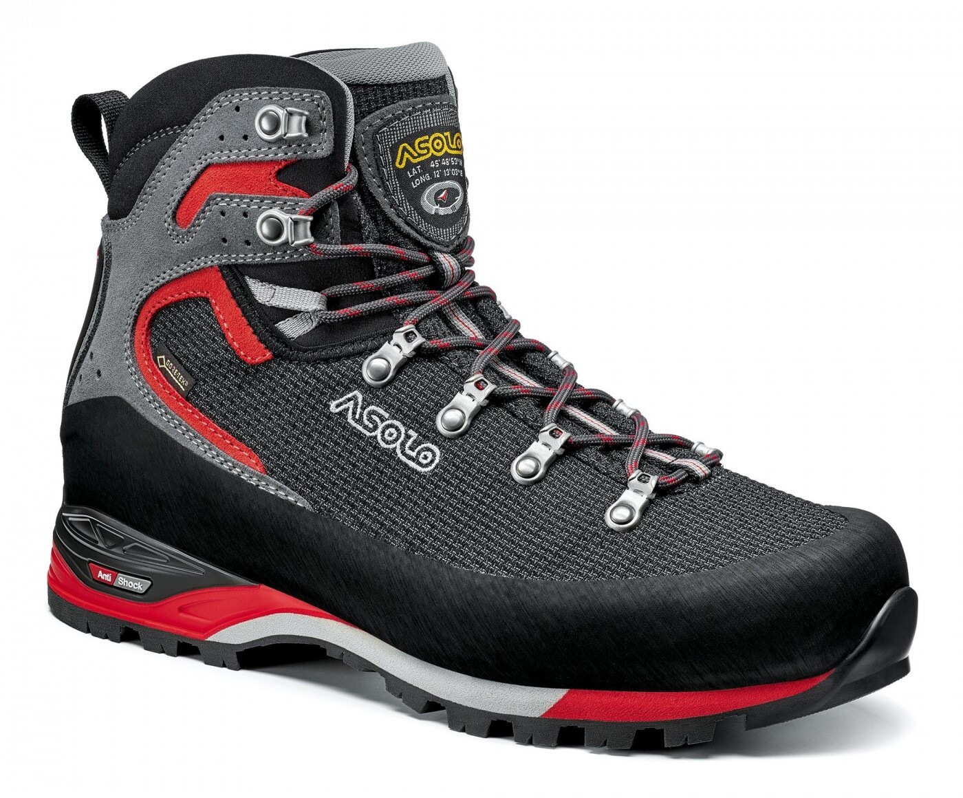 Asolo Corax Gv Mm Black Red 9 UK